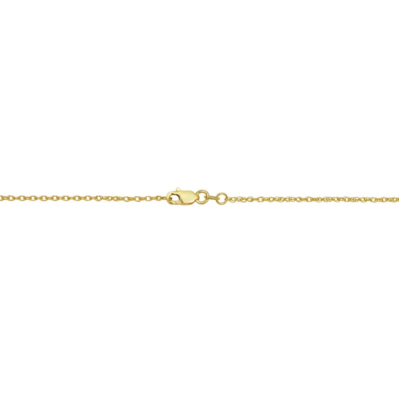 Kooljewelry Womens Classic Rope Chain - 10k Yellow Gold Barely-There Necklace, Thin Lightweight - Image 4
